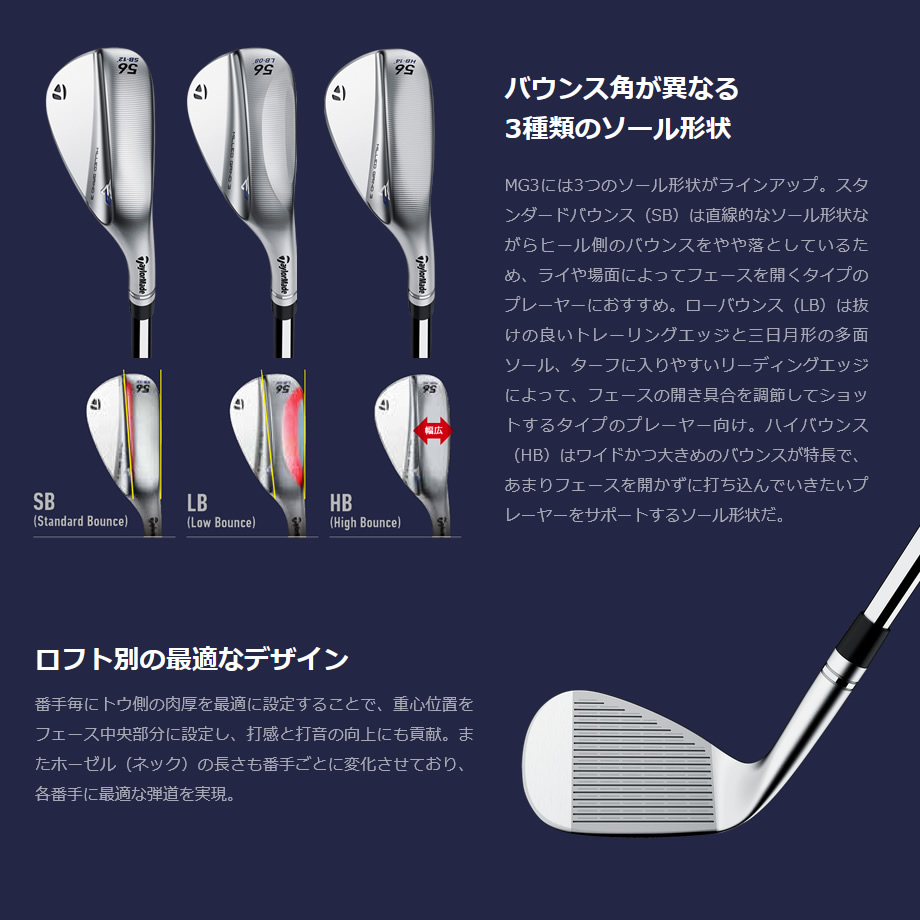 日本仕様 テーラーメイド MG3 ミルドグラインド3 MILLED GRIND 3