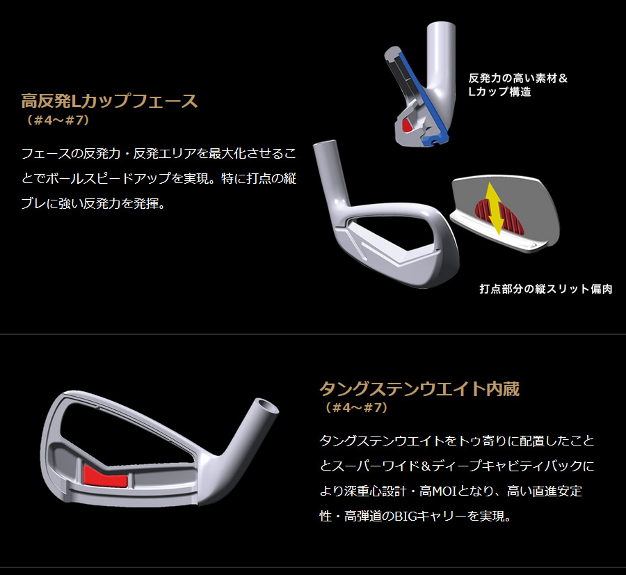 日本仕様 ホンマ ツアーワールド GS #6-#10 5本 アイアンセット 純正スチール N.S.PRO Zelos FOR T//WORLD |  ゴルフクラブの激安販売 GolfProtection