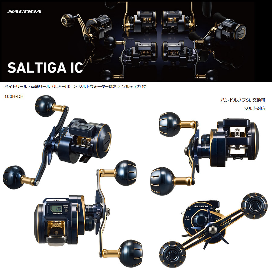 ダイワ 21 ソルティガIC 100H-DH 釣具 リール SALTIGA IC ベイトリール 