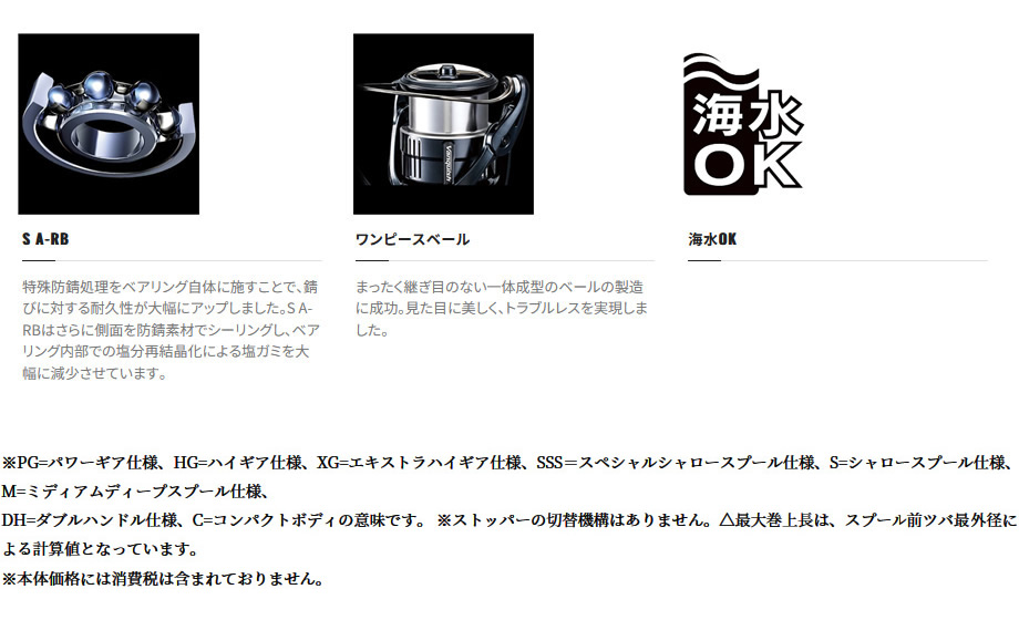 シマノ 23ヴァンキッシュ Vanquish 4000XG 釣り具 スピニングリ－ル