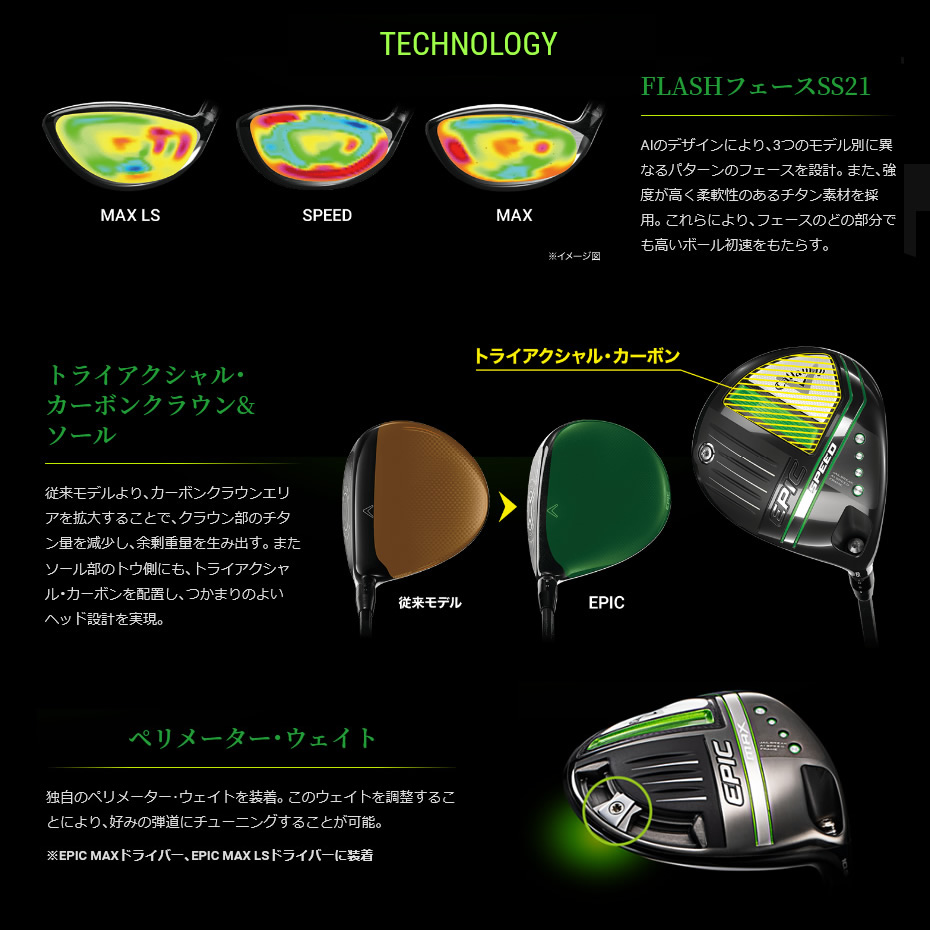 日本仕様 キャロウェイ セレクトストア限定 EPIC MAX LS エピック