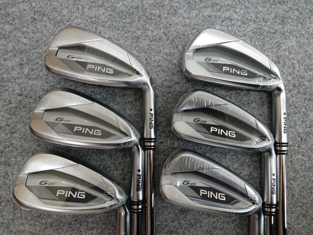 未使用品 PING ピン G425 黒ドット #5-PW 6本 アイアンセット N.S.PRO ...