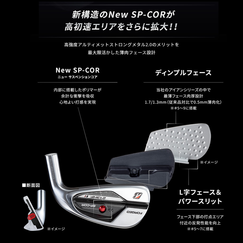 保証書無し商品 ブリヂストン 213HF #6-PW 5本 アイアンセット N.S.PRO 