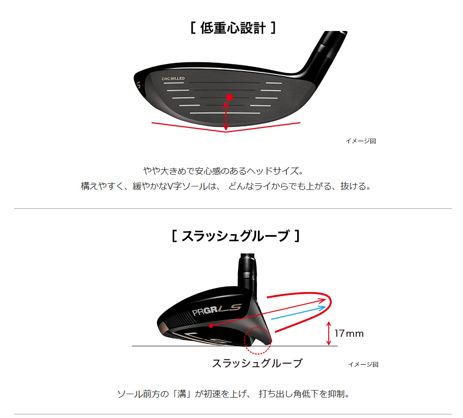 プロギア　LS 4U ユーティリティ　純正カーボンSR