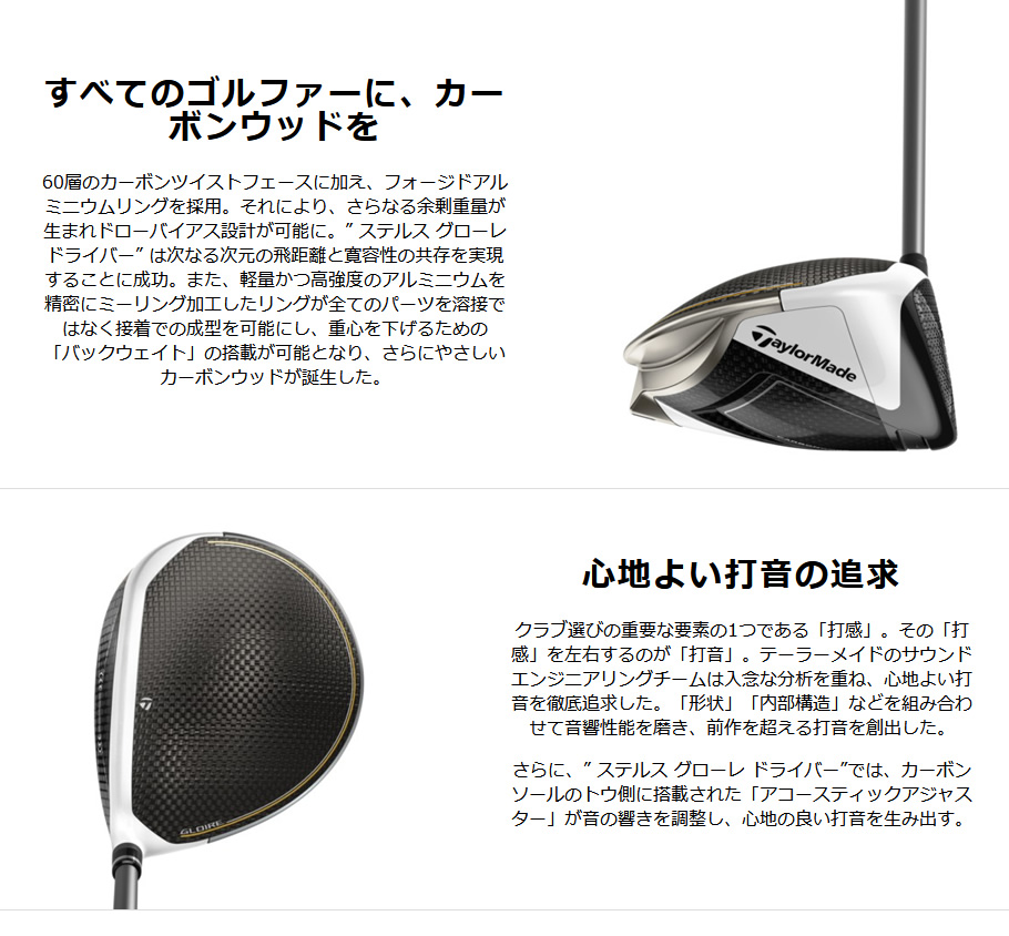 日本仕様 テーラーメイド STEALTH GLOIRE ステルス グローレ