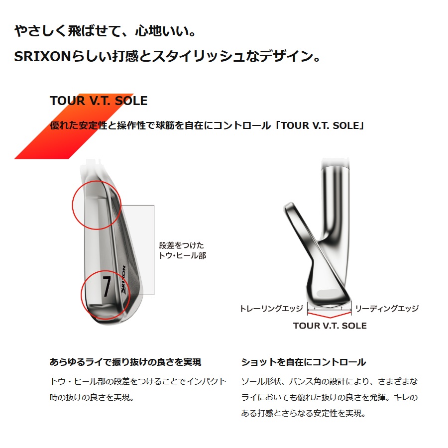 R プロフ必読 日本仕様 ダンロップ 2027 SRIXON スリクソン ZXiR #6-PW 5本 アイアン