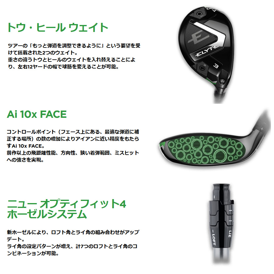 Callaway 【即納あり】2025 キャロウェイ ELYTE エリート X