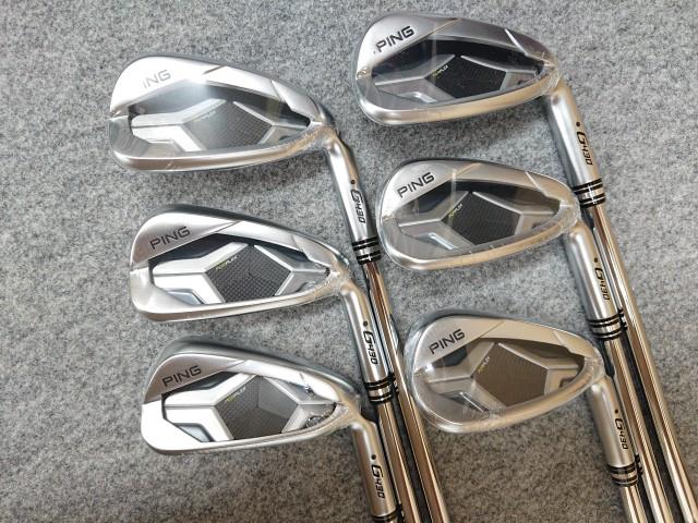 未使用品 PING ピン G430 黒ドット #6-PW/45 6本 アイアンセット N.S.
