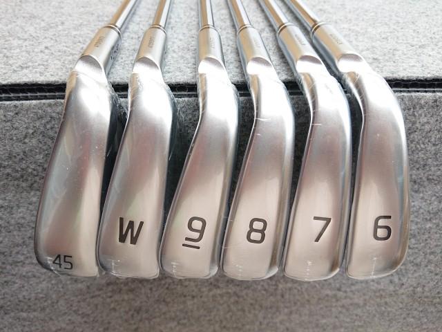未使用品 PING ピン G430 黒ドット #6-PW/45 6本 アイアンセット N.S.
