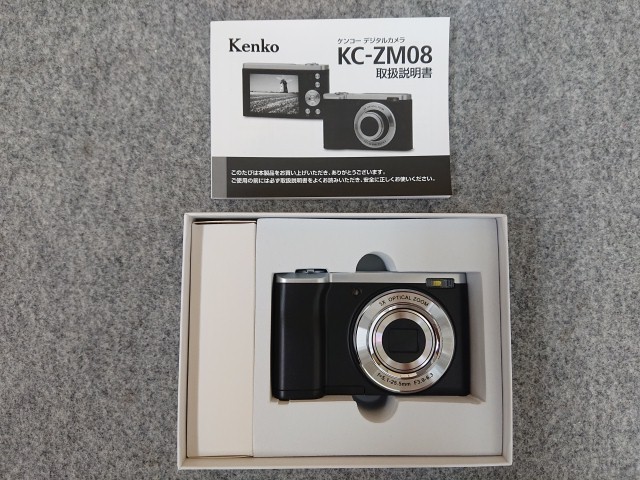 【ほぼ未使用】【保証書付】Kenko KC-ZM08 コンパクトデジタルカメラ デジタルカメラ KC-ZM08 | ケンコー・トキナー