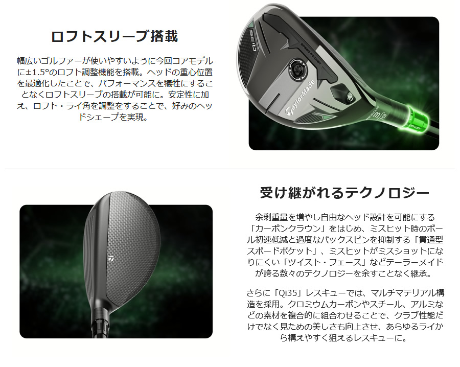 新品未使用 Qi35 4番 レスキュー テーラーメイド 試打評価】テーラーメイド Qi35 レスキュー｜トラックマン4で飛