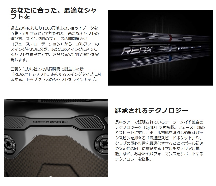 日本仕様 テーラーメイド セレクトストア限定 Qi4D LS ドライバー 純正